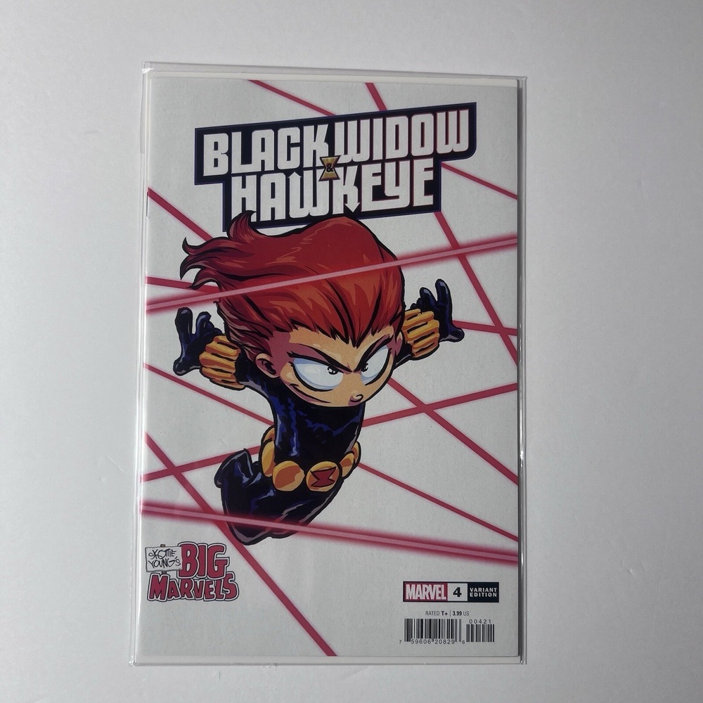 Marvel Comics "Black Widow & Hawkeye" #4 Skottie Young Big Marvels